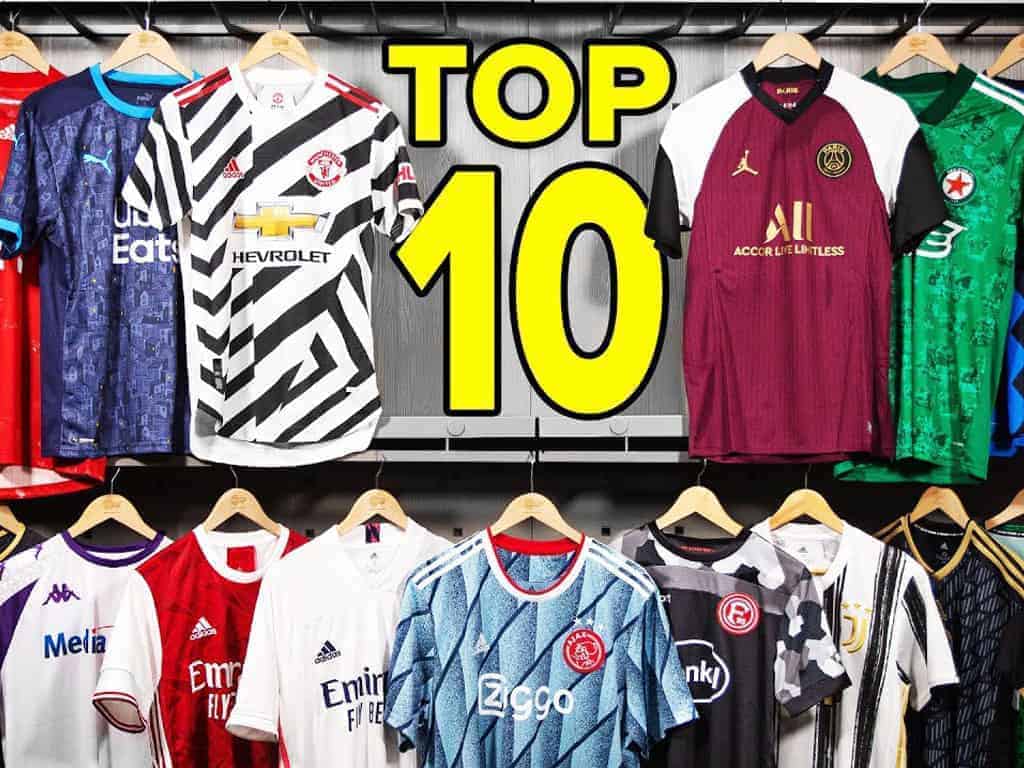 TOP 10 MẪU ÁO BÓNG ĐÁ ĐẸP NHẤT